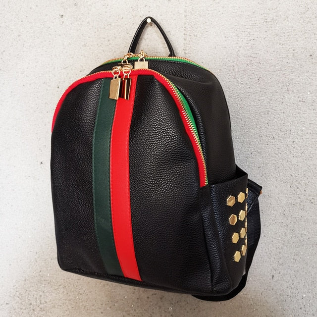 Designer Leather Backpack