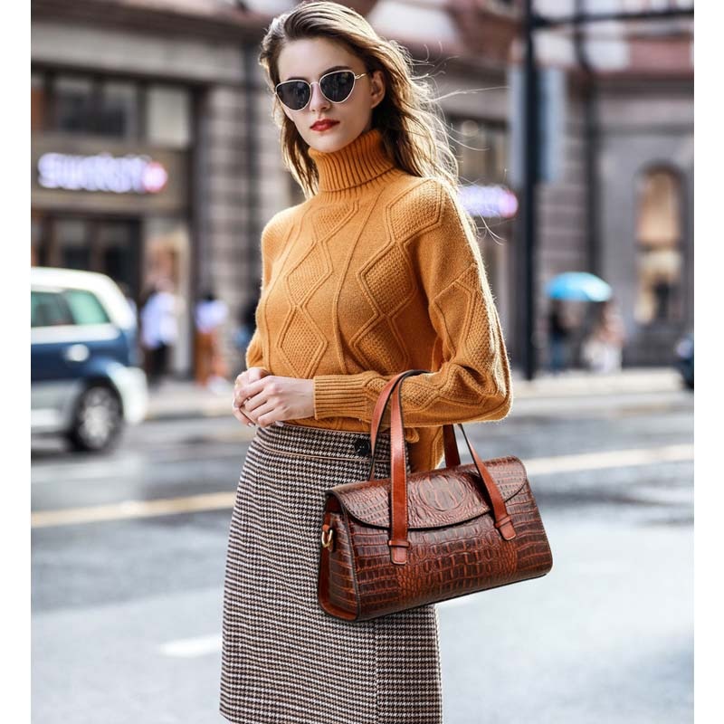 Luxe Croc Handbag
