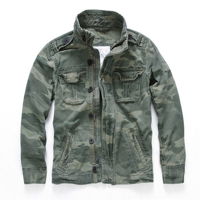 Removable Hood Camo Fashion
