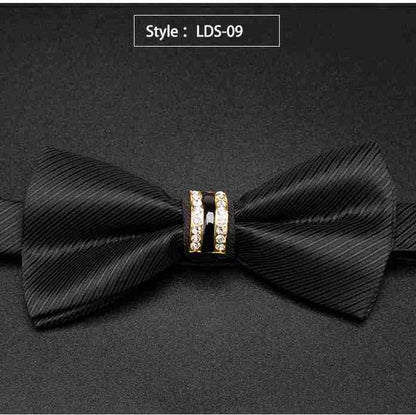 Rhinestone Bow Tie