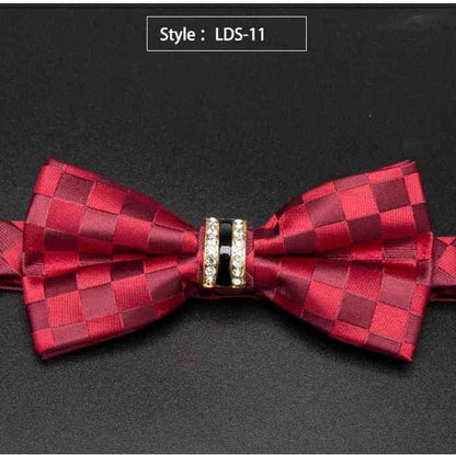Rhinestone Bow Tie