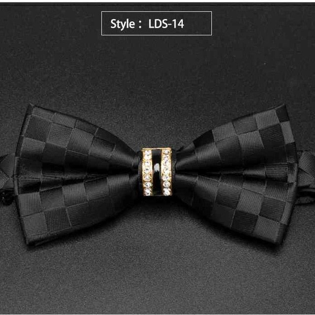 Rhinestone Bow Tie