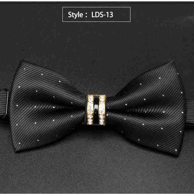 Rhinestone Bow Tie