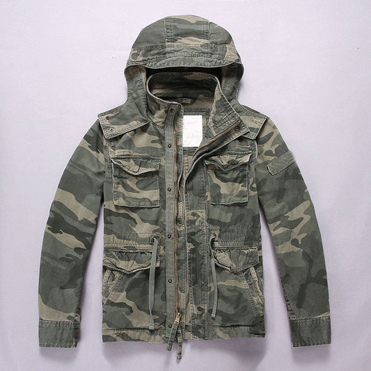 Removable Hood Camo Fashion