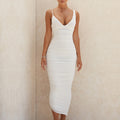 Ruched Long Dress