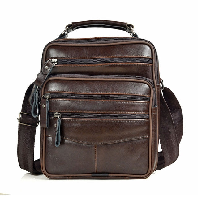 Leather Messenger Bag