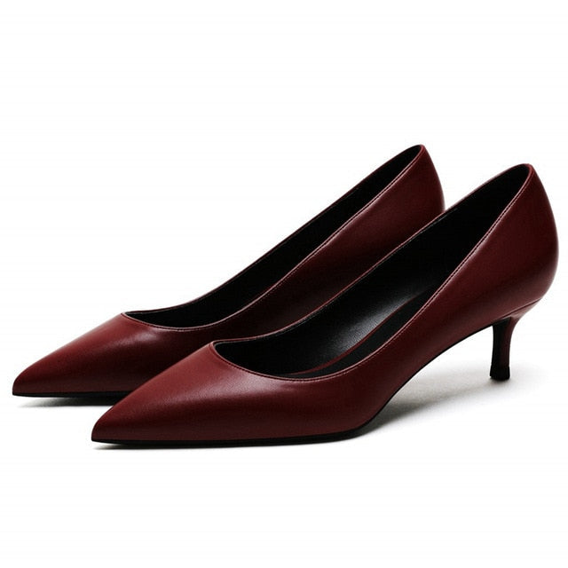 Business Leather Heels