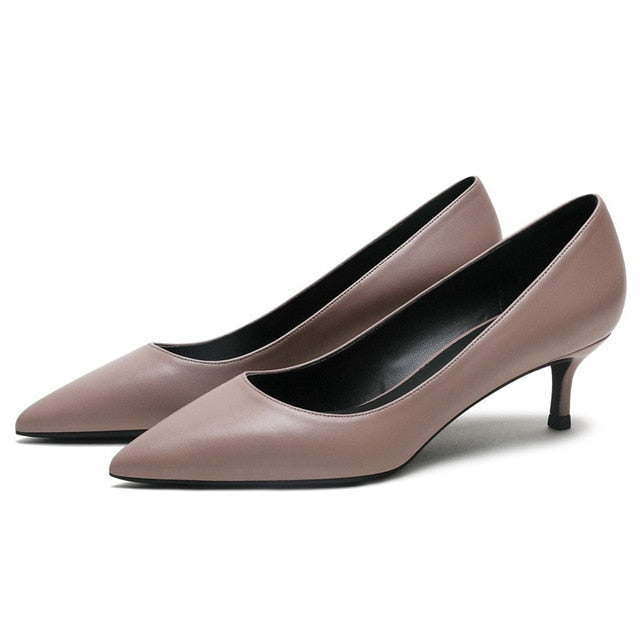 Business Leather Heels