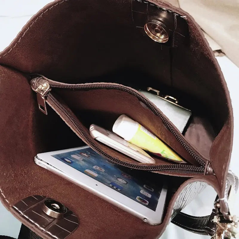 Genuine Leather Crossbody Bag