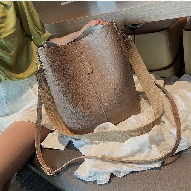 Genuine Leather Crossbody Bag