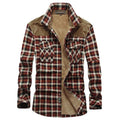 Double Pocket Plaid Shirt