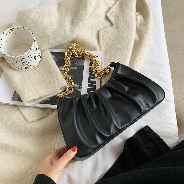 Chain & Ruffle Bag