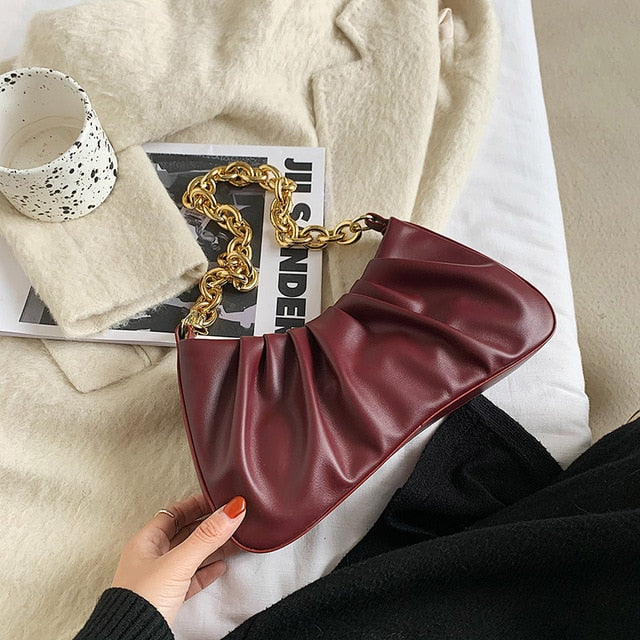 Chain & Ruffle Bag