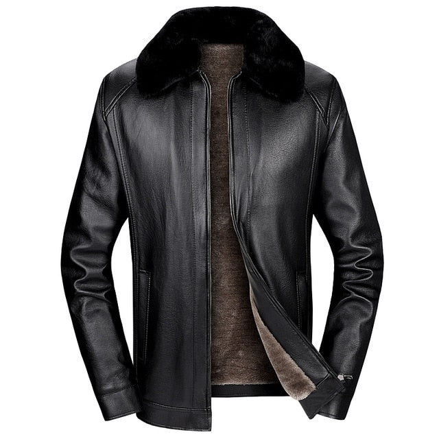 Plush Leather Jacket