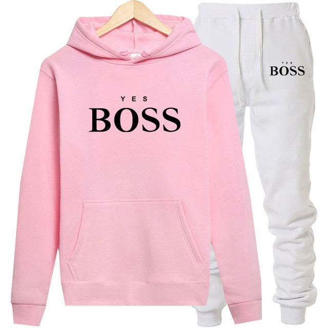 Boss Hoodie Set