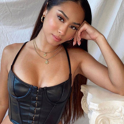 Leather Camisole