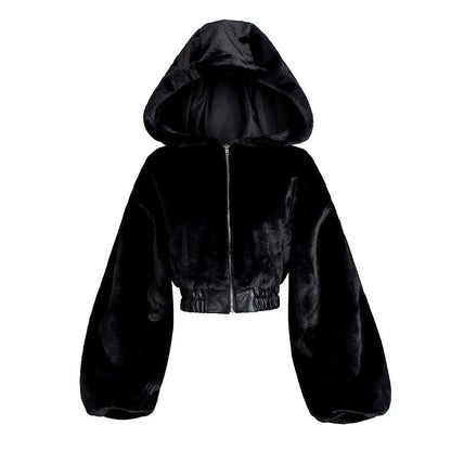 High Waist Hoodie Jacket