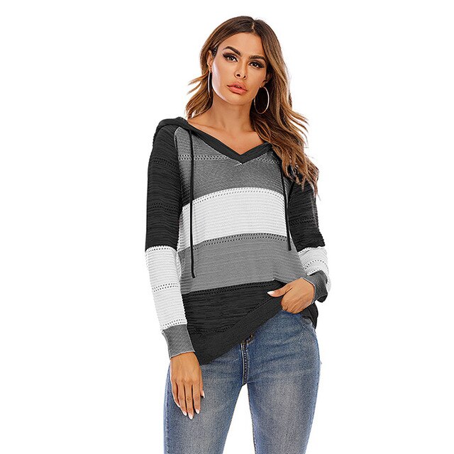 V-Neck Hoodie