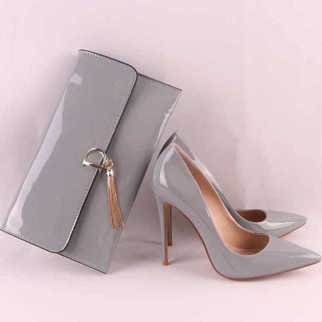 Designer Clutch & Heels