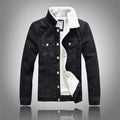 Denim Plush Jacket
