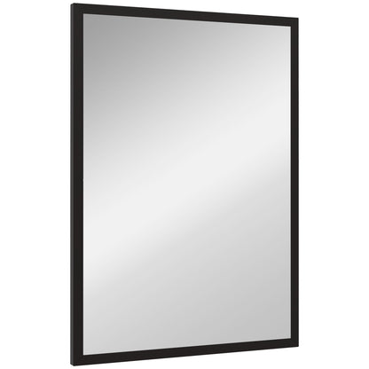 22" x 30" Bathroom Mirror for Wall, Rectangular Mirror for Living Room, Bedroom, Entryway, Black