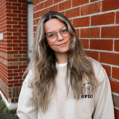 Crewneck "Feeling Pumpkin Spicy" brodé