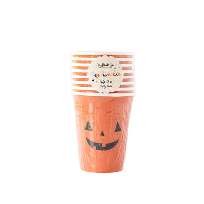 Pumpkin Paper Cups 8ct