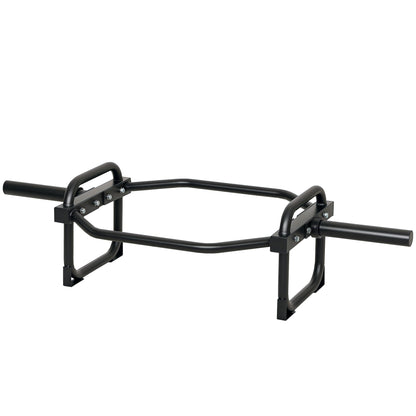 Trap Bar, Olympic Deadlifting Bar, 2" Hex Barbell Bar for Deadlifts and Shrugs, 660 lbs Capacity, Black