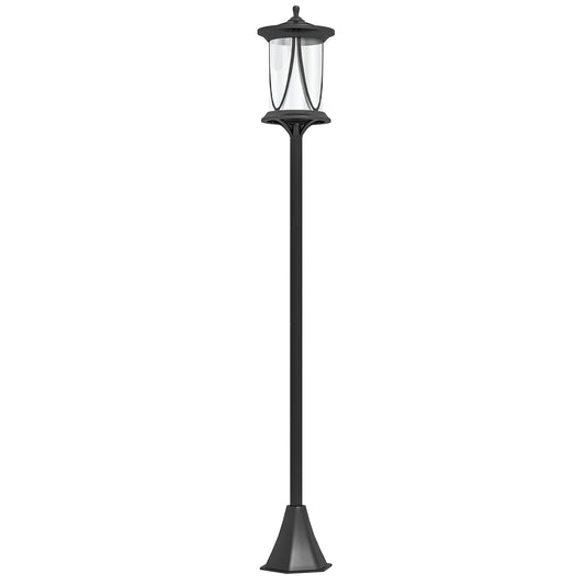 50" Solar Post Light, Cool White LED Outdoor Lamp, Waterproof IP44 for Patio, Garden, Backyard, Pathway