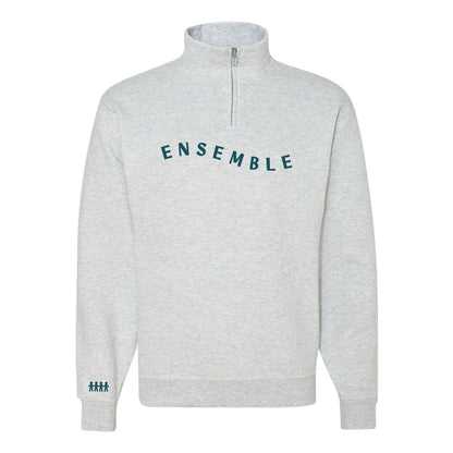 Chandail 1/4 zip "Ensemble" brodé