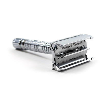 Rockwell R1 DE Safety Razor - White Chrome
