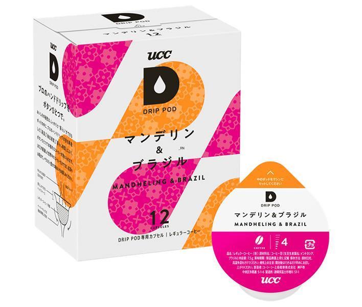 UCC DRIP POD Mandelein & Brazil 12P x 12 boxes [shipped in Japan]