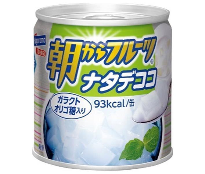 はごろもフーズ 朝からフルーツ ナタデココ 190g缶×24個入【日本出荷】