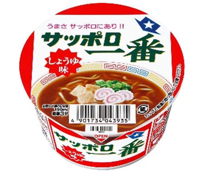 サンヨー食品 サッポロ一番 しょうゆ味 ミニどんぶり 42g×24(12×2)個入【日本出荷】