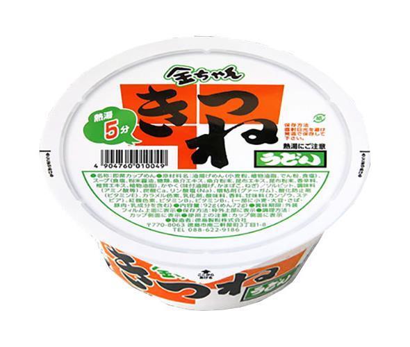徳島製粉 金ちゃん きつねうどん 92g×12個入【日本出荷】