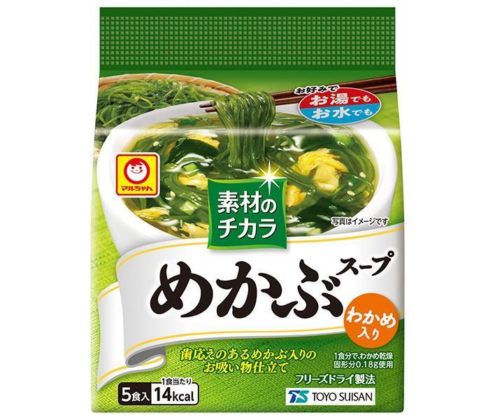 東洋水産 マルちゃん 素材のチカラ めかぶスープ (4.7g×5食)×6袋入【日本出荷】