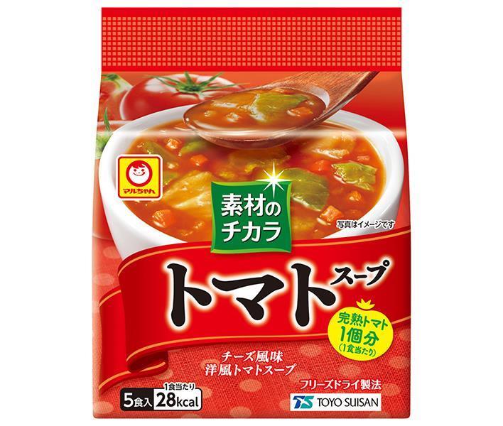 東洋水産 マルちゃん 素材のチカラ トマトスープ (8.1g×5食)×6袋入【日本出荷】