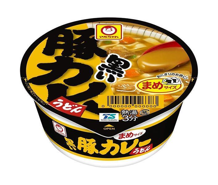 東洋水産 マルちゃん 黒いまめ豚カレーうどん 42g×24(12×2)個入【日本出荷】