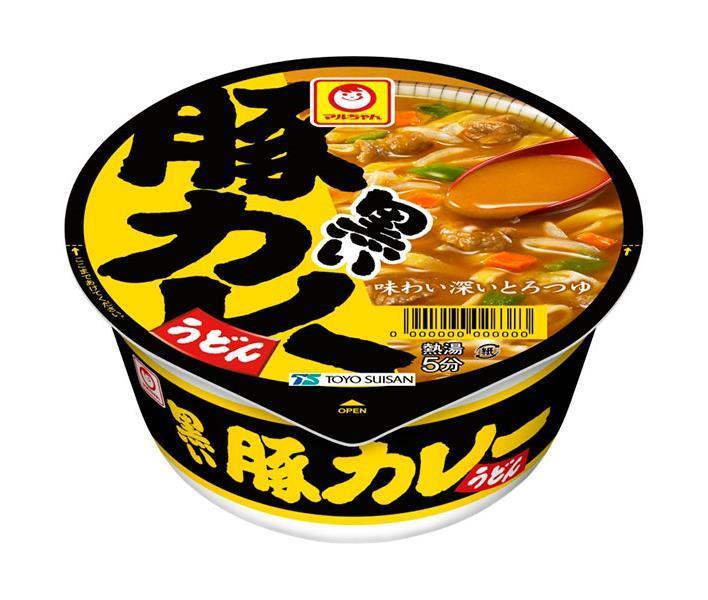 東洋水産 マルちゃん 黒い豚カレーうどん 87g×12個入【日本出荷】