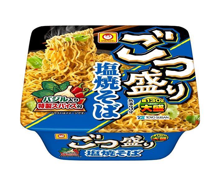 東洋水産 マルちゃん ごつ盛り 塩焼そば 156g×12個入【日本出荷】
