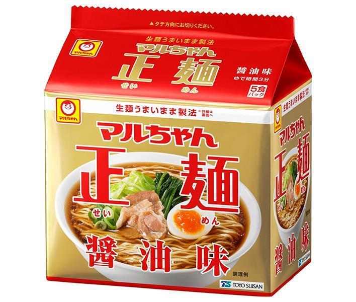 Toyo Suisan Maruchan Seimen Soy Sauce Flavor (105g x 5 servings) x 6 pieces [Shipped in Japan]