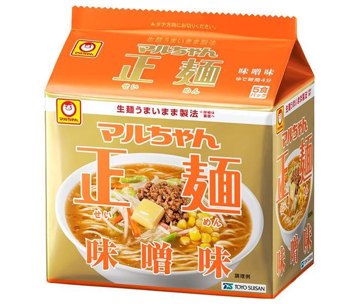 東洋水産 マルちゃん正麺 味噌味 (108g×5食)×6個入【日本出荷】