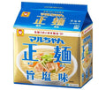 東洋水産 マルちゃん正麺 旨塩味 (112g×5食)×6個入【日本出荷】