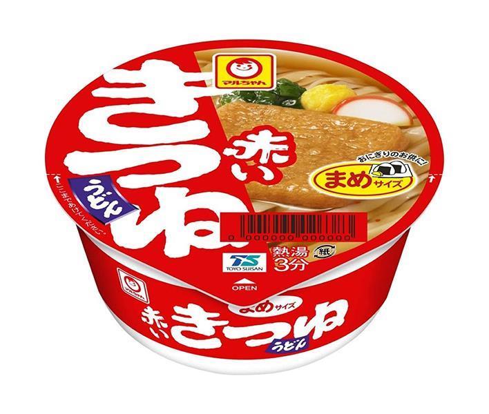 東洋水産 マルちゃん 赤いまめきつねうどん(西向け) 41g×24(12×2)個入【日本出荷】