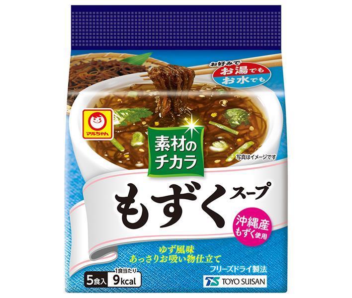 東洋水産 マルちゃん 素材のチカラ もずくスープ (3.6g×5食)×6袋入【日本出荷】