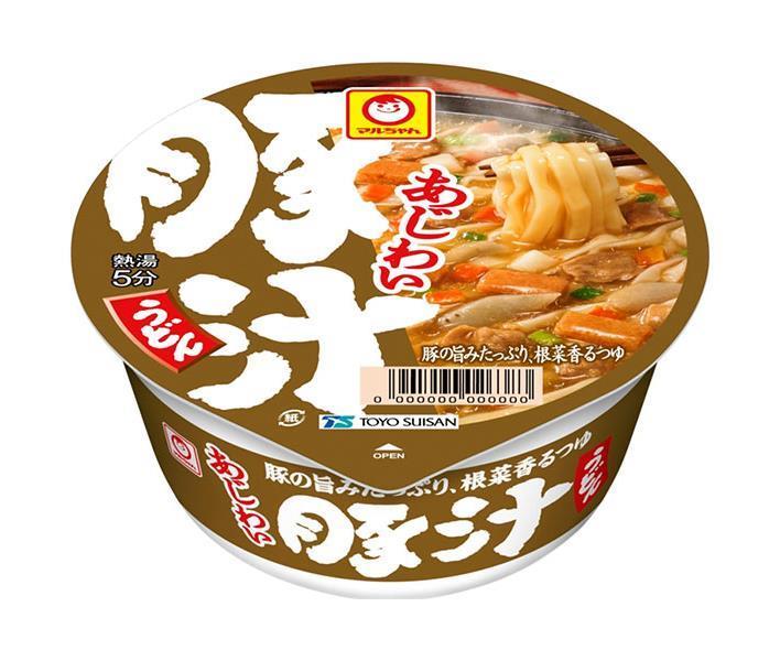 東洋水産 マルちゃん あじわい豚汁うどん 109g×12個入【日本出荷】