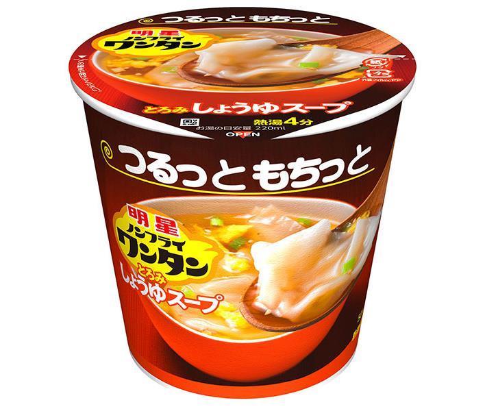 明星食品 ノンフライワンタン とろみしょうゆスープ 14g×6個入【日本出荷】