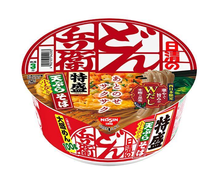 Nissin Foods Nissin Donbei Special Tempura Soba [West] 142g x 12 pieces [Shipped in Japan]