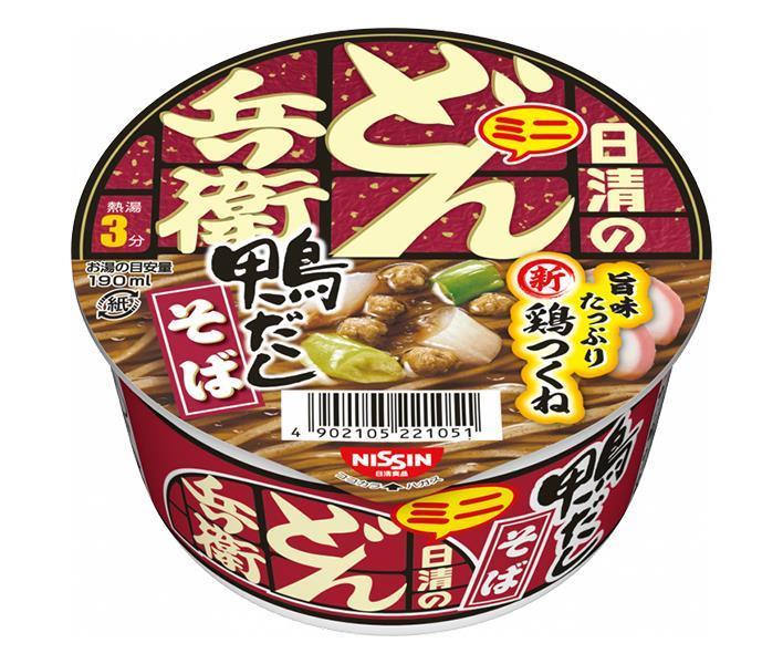 日清食品 日清のどん兵衛 鴨だしそばミニ 46g×24(12×2)個入【日本出荷】