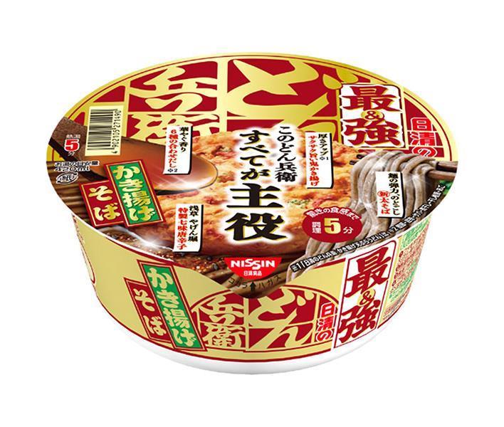 Nissin Foods Nissin's Strongest Donbei Kakiage Soba 101g x 12 pieces [Shipped in Japan]